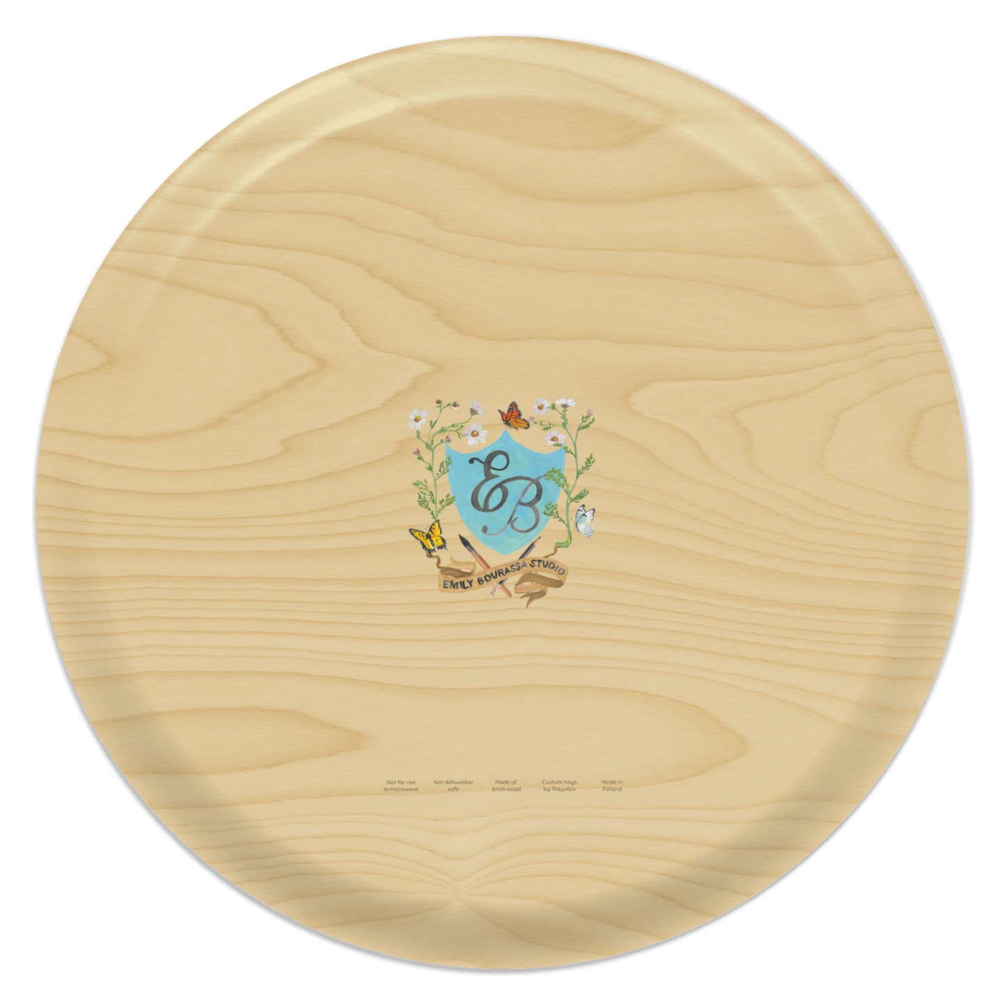 Shellfish Round Tray