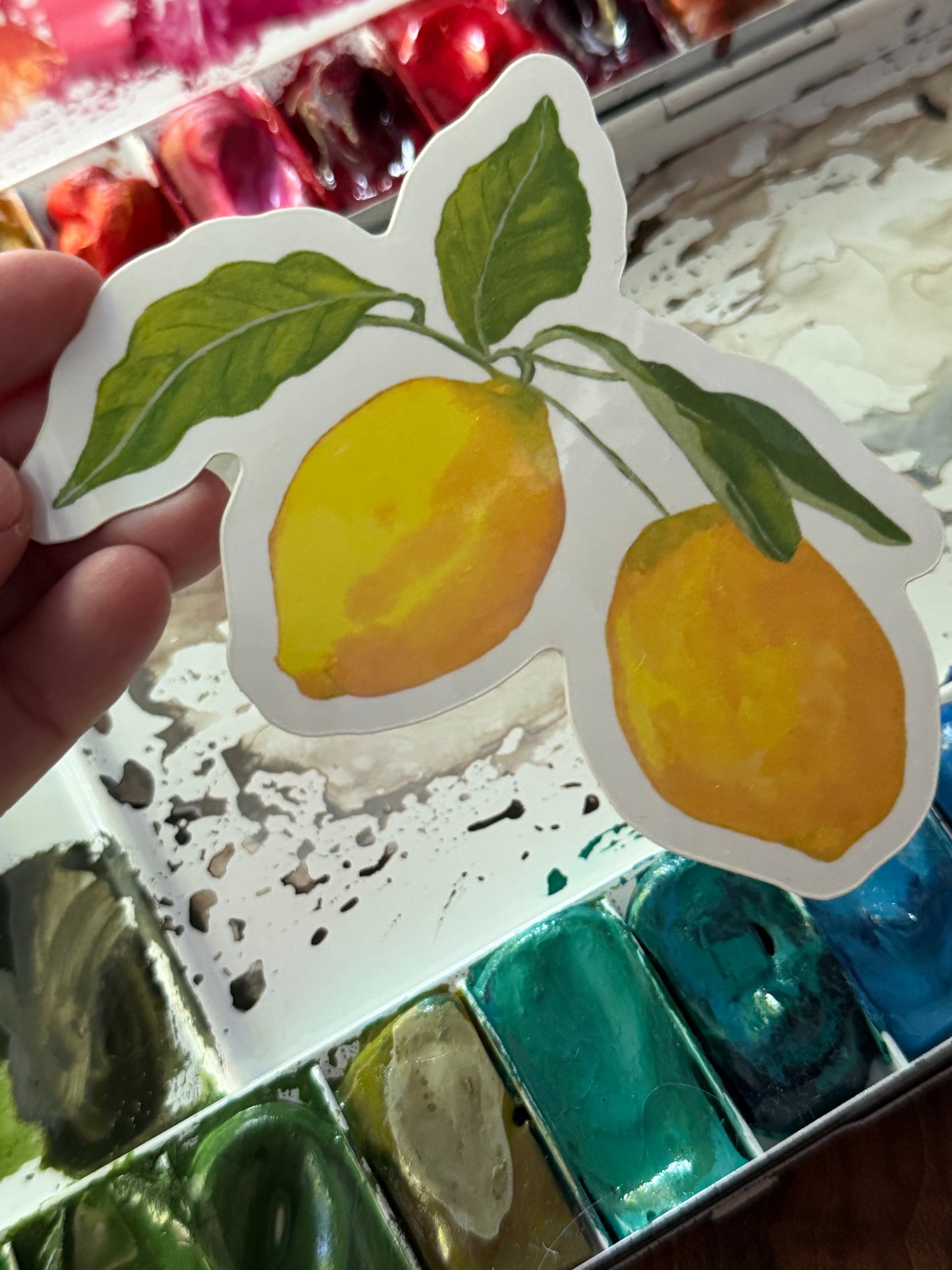Lemon Duo Vinyl Sticker