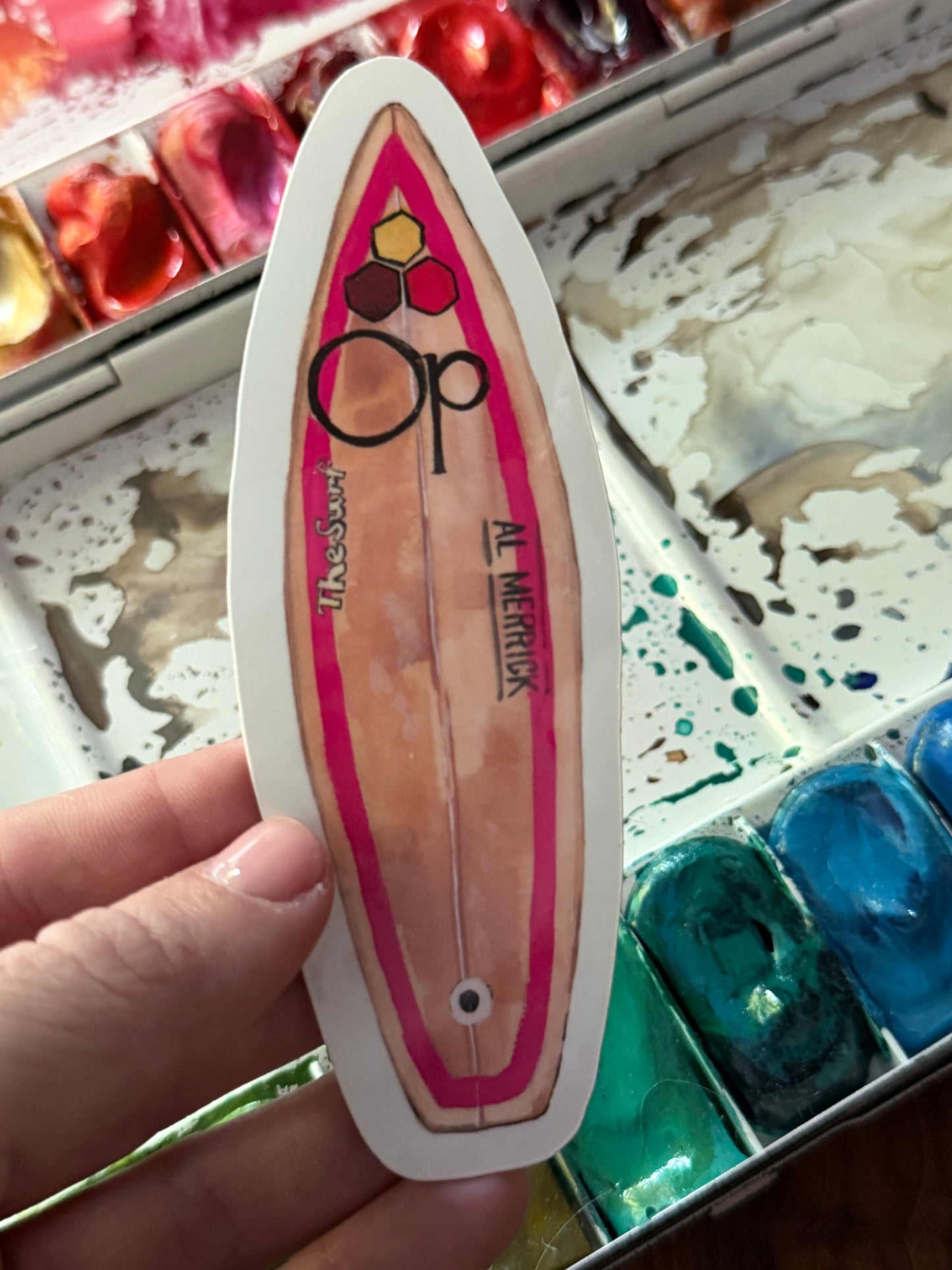 Surfboard Vinyl Sticker