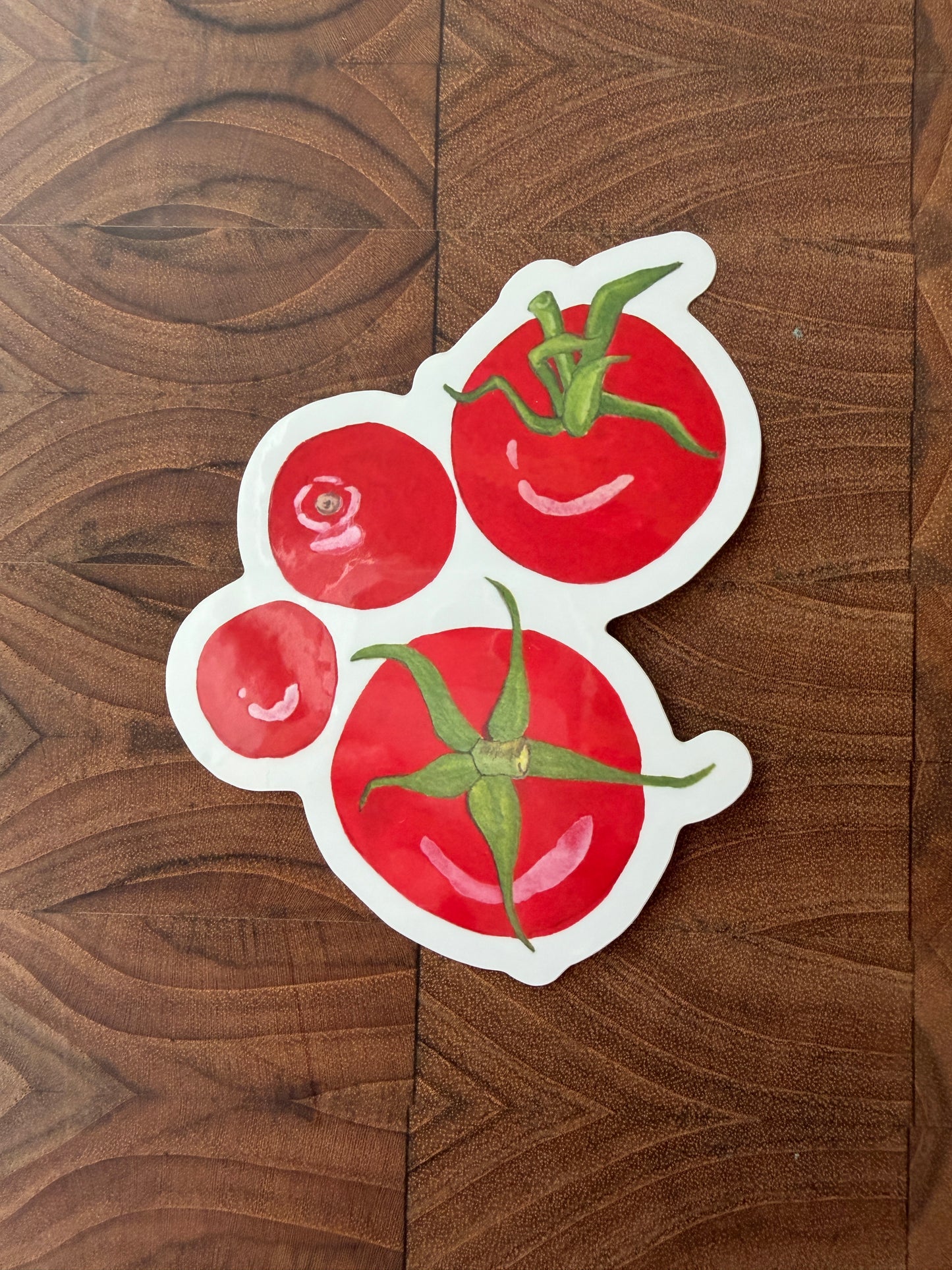 Red Tomatoes Vinyl Sticker