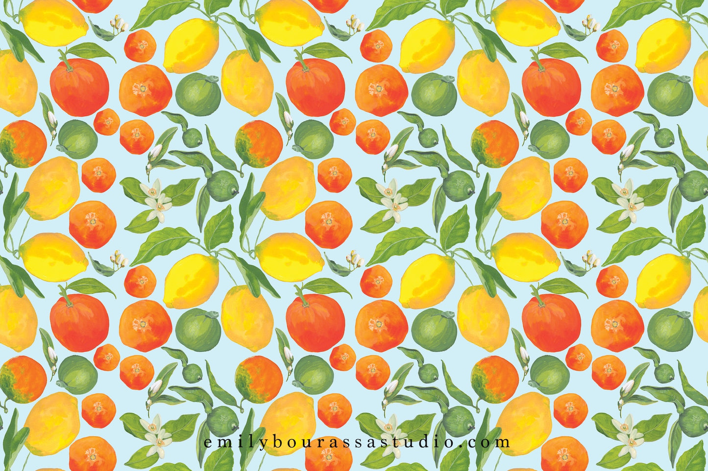 Citrus Thank You Note Set