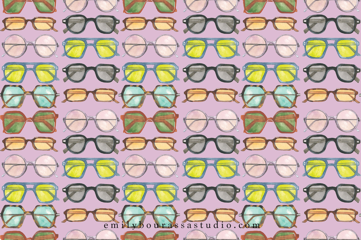 Glasses Thank You Note Set