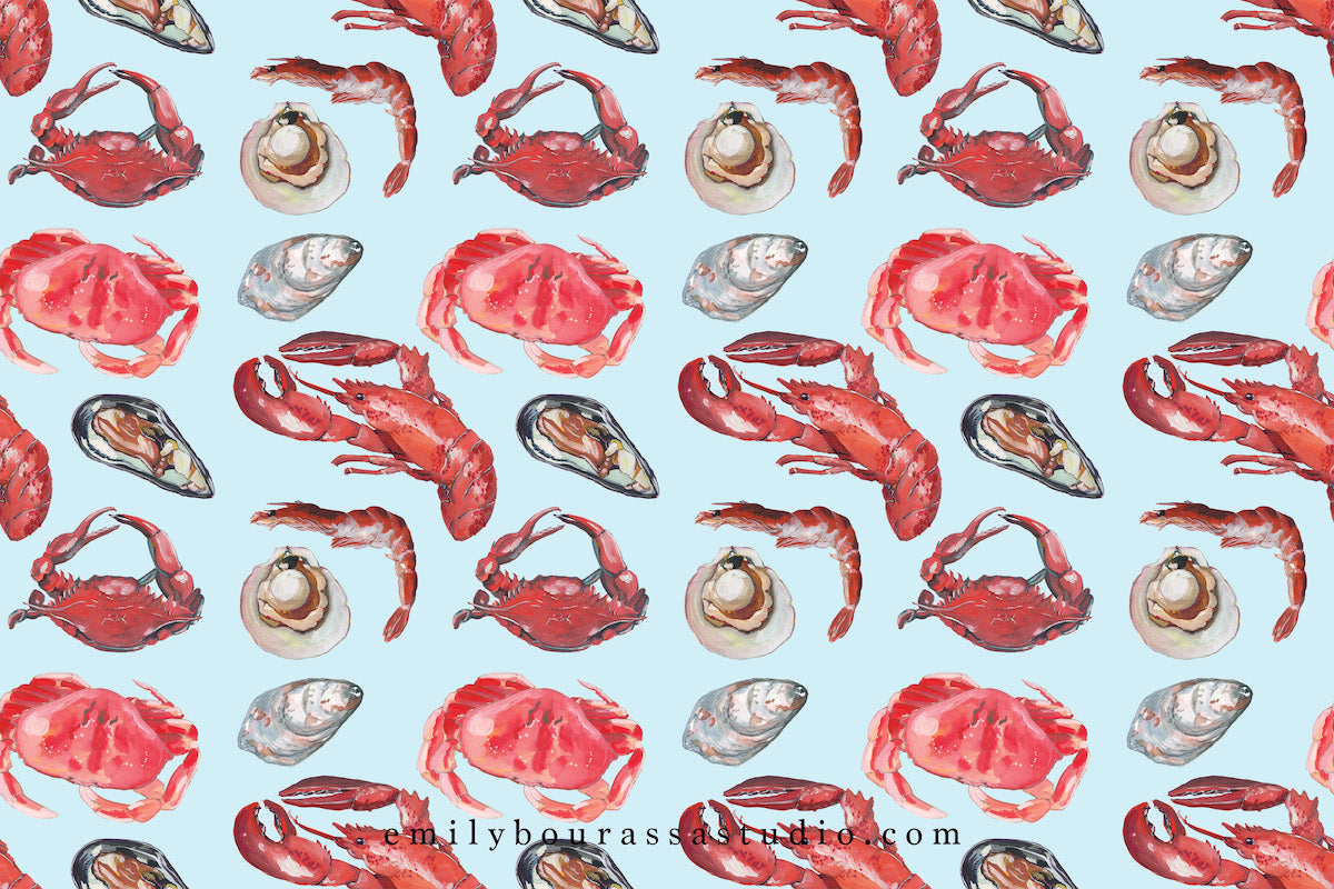 Shellfish Thank You Note Set
