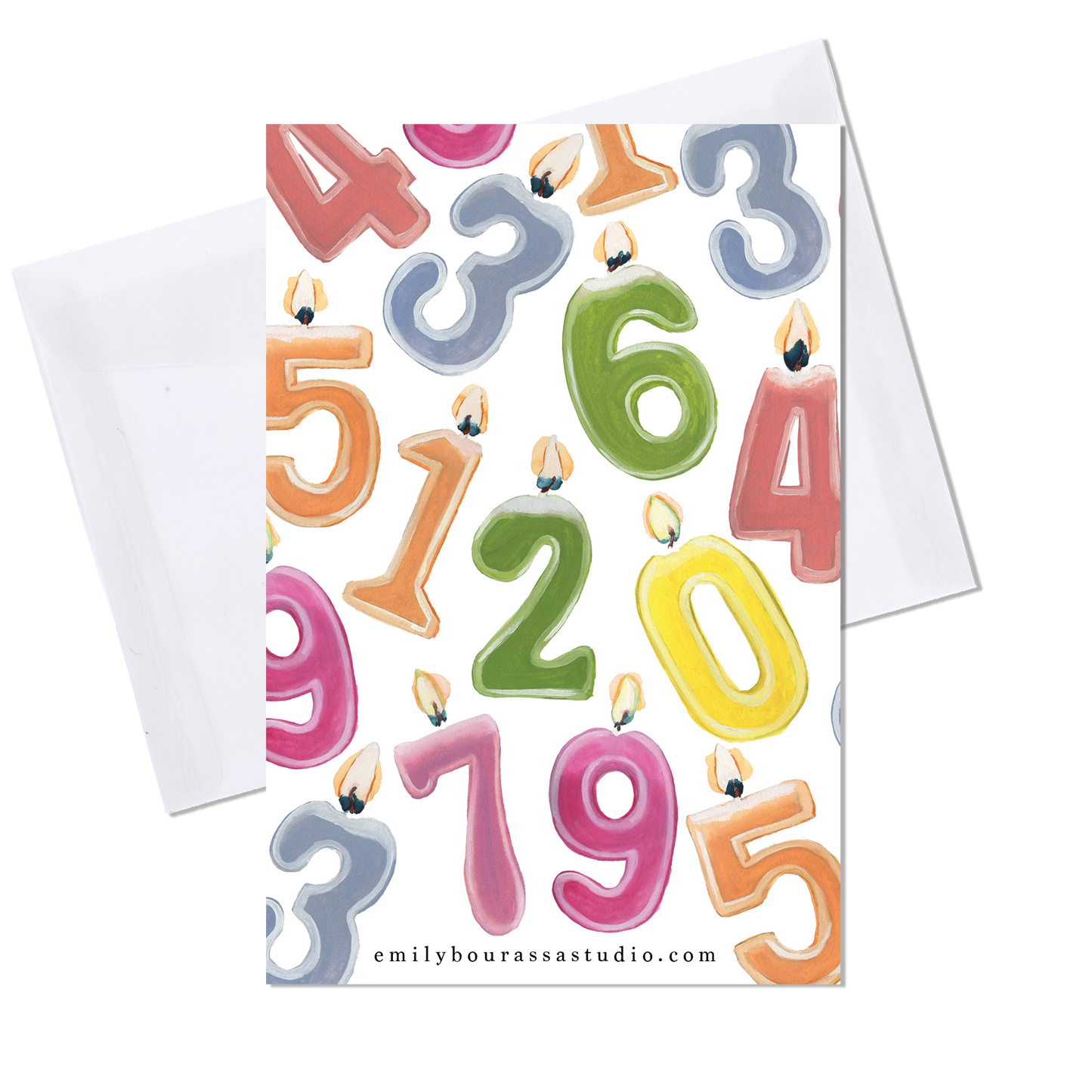 Candles Birthday Card