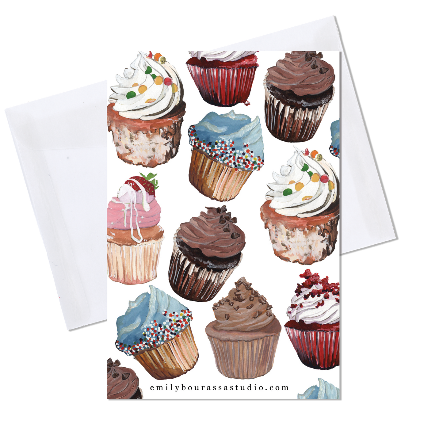 Cupcakes Birthday Card