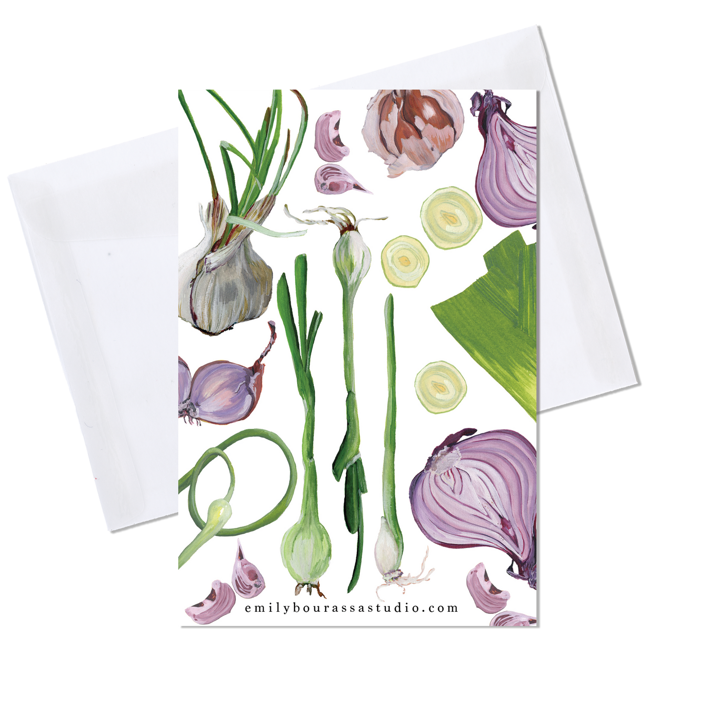 Onions & Garlic Card