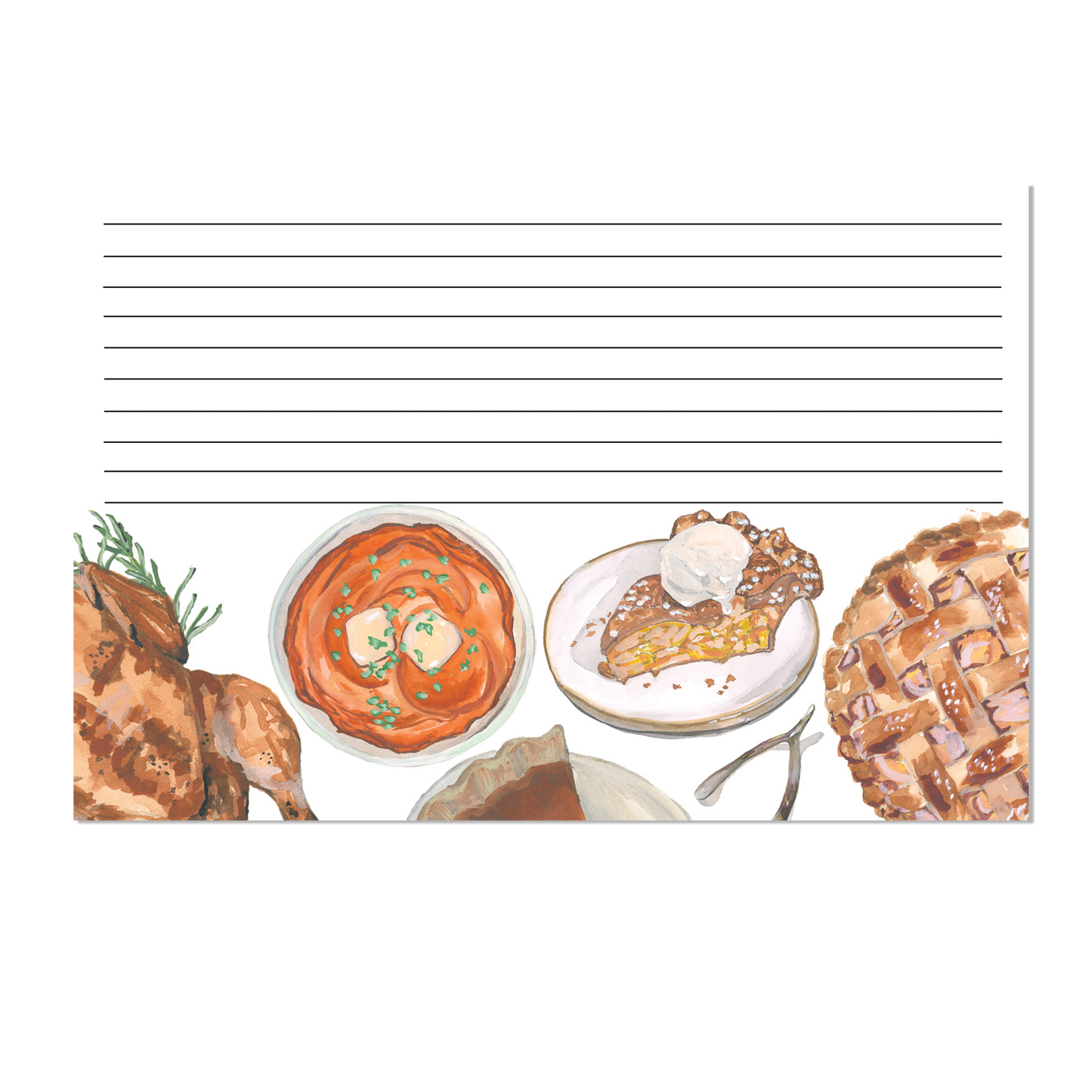 Thanksgiving Recipe Card Set