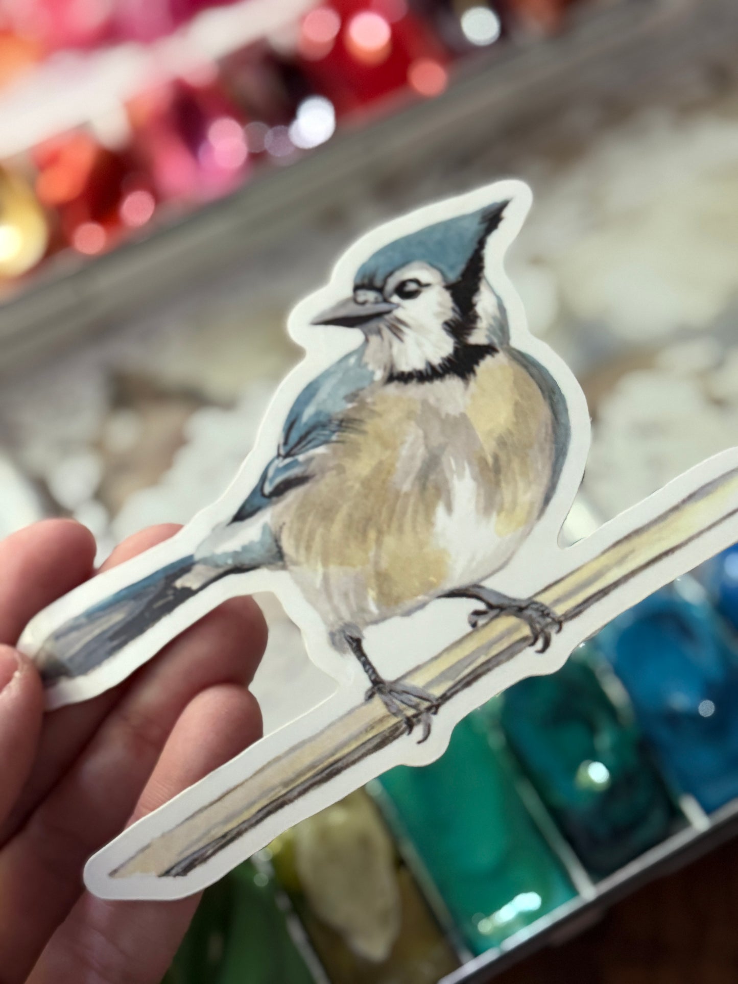 Bluejay Vinyl Sticker