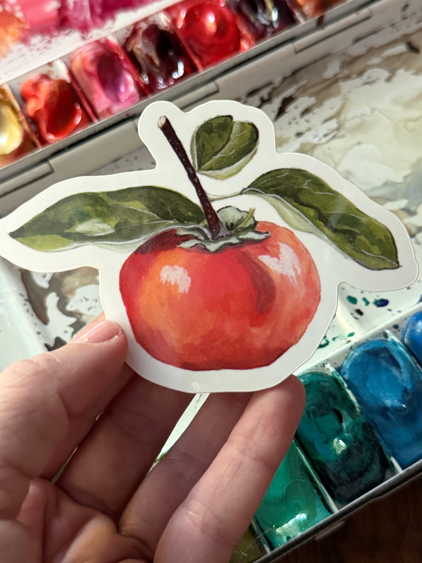Persimmon Vinyl Sticker