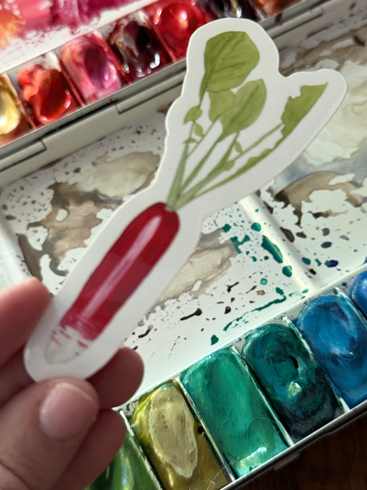 Radish Vinyl Sticker