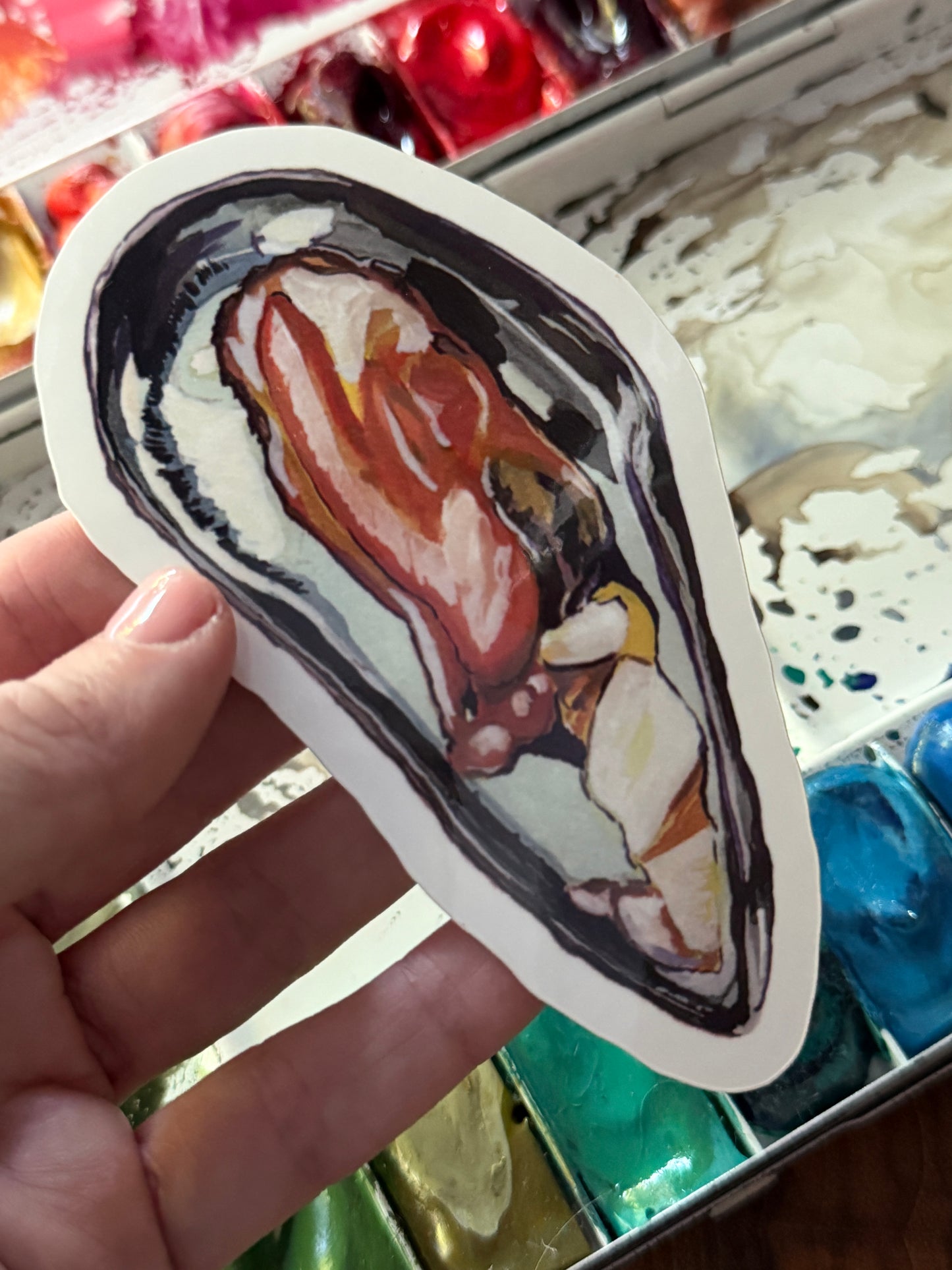 Mussel Vinyl Sticker