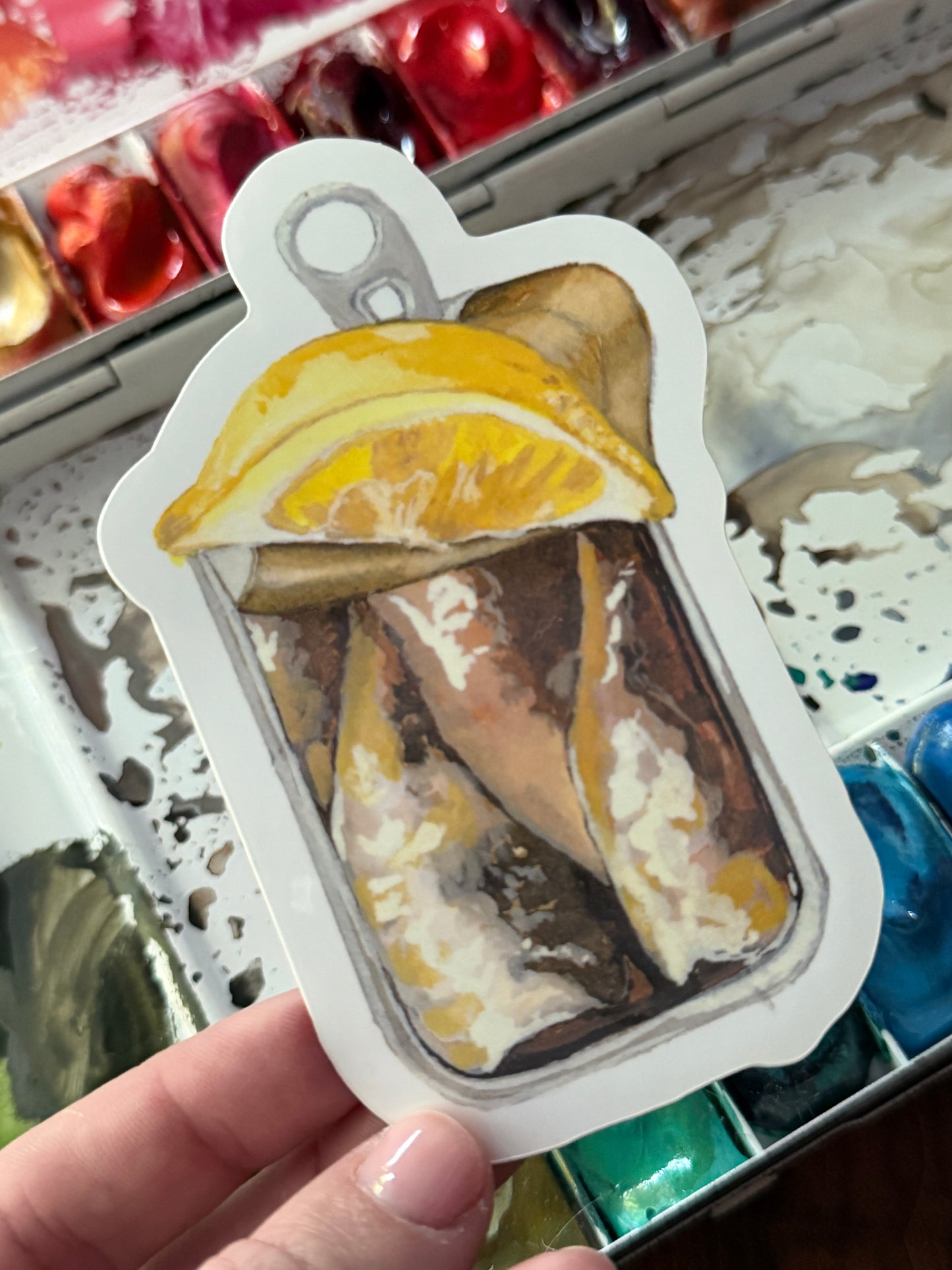 Tinned Fish Vinyl Sticker