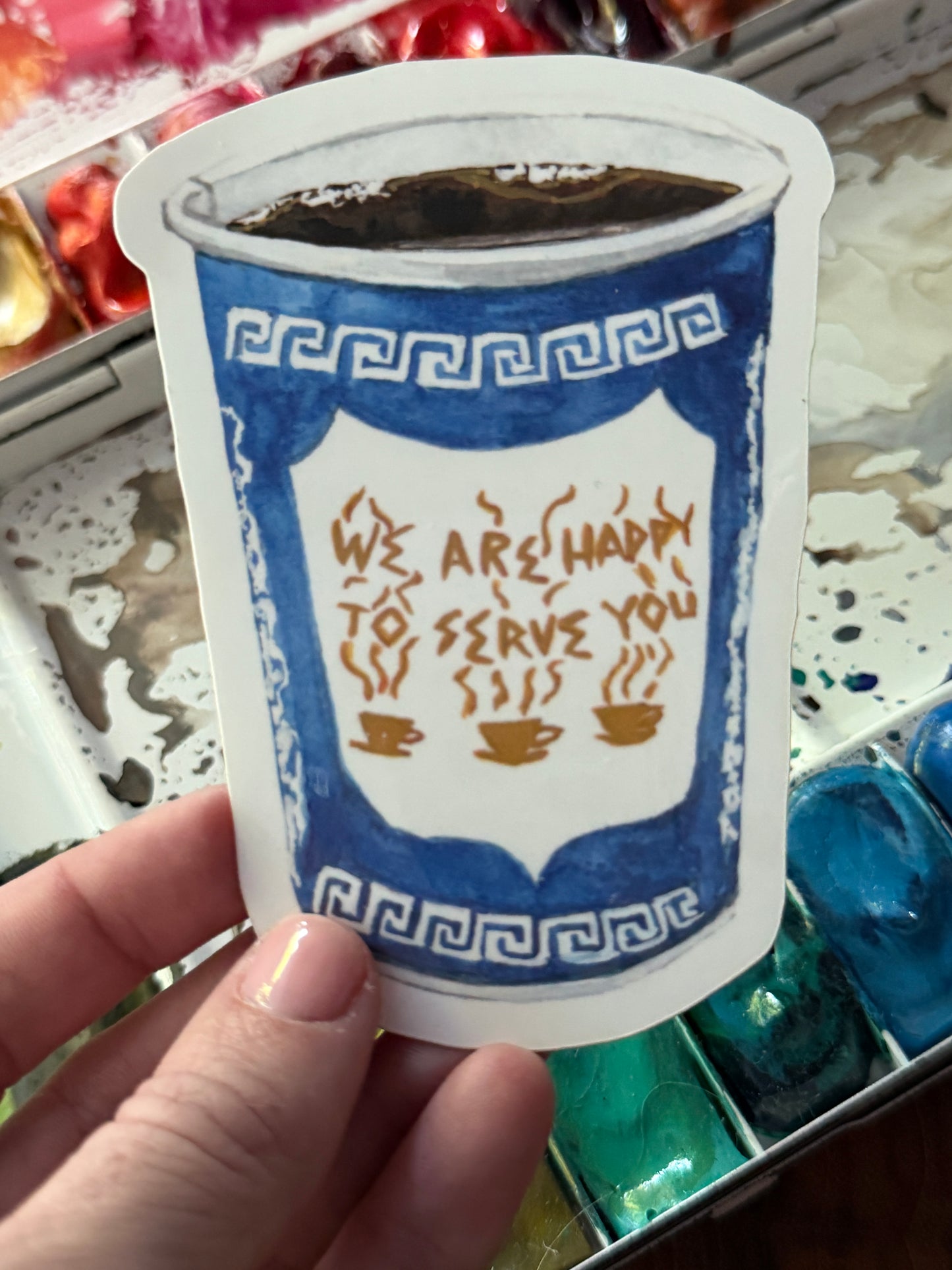 NYC Coffee Vinyl Sticker