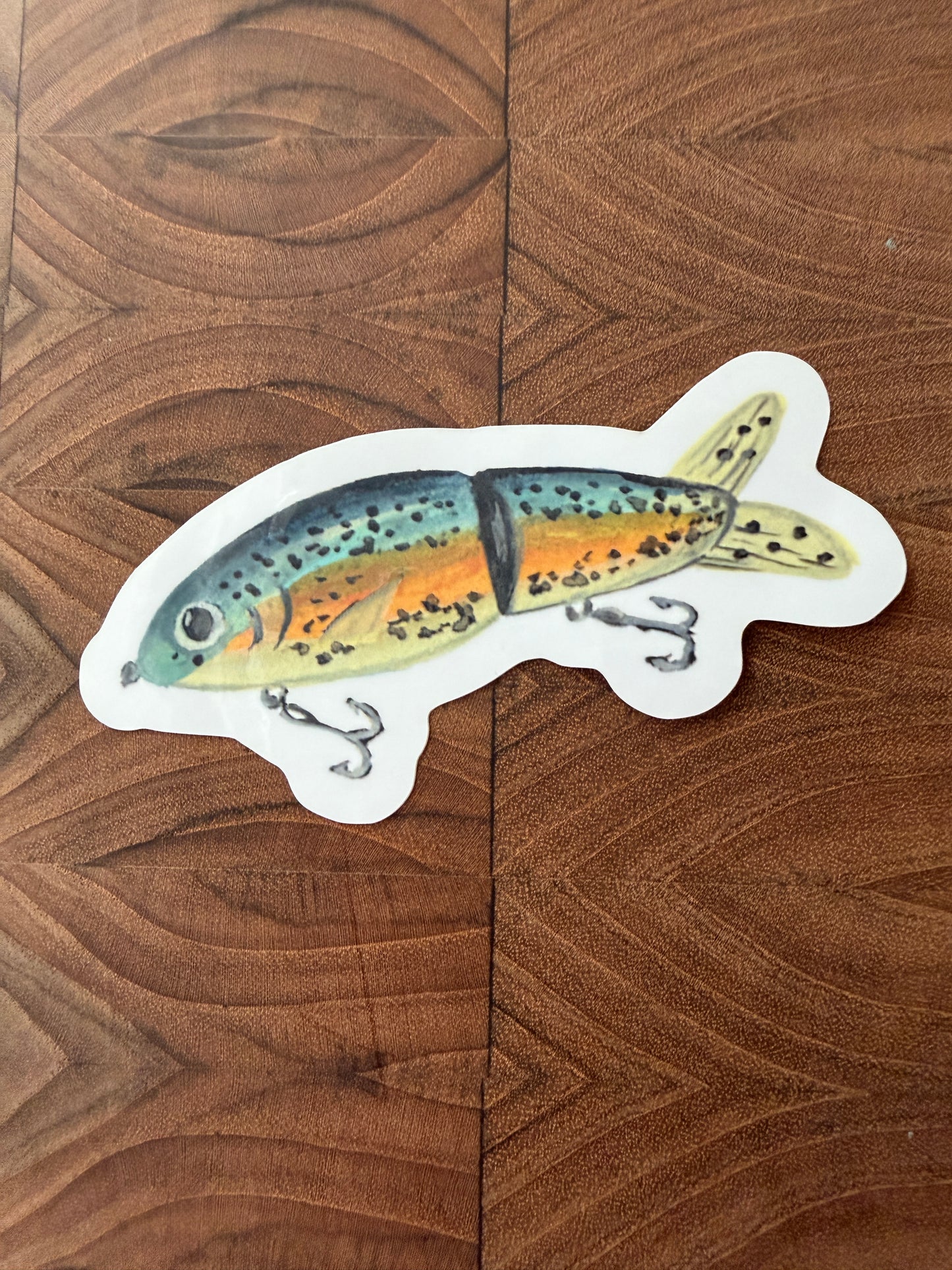 Fishing Lure Vinyl Sticker