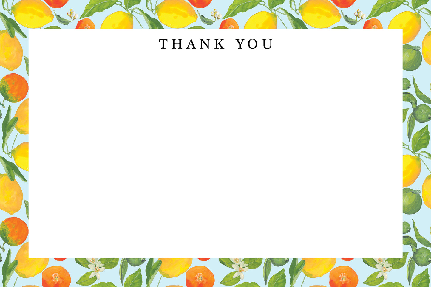 Citrus Thank You Note Set