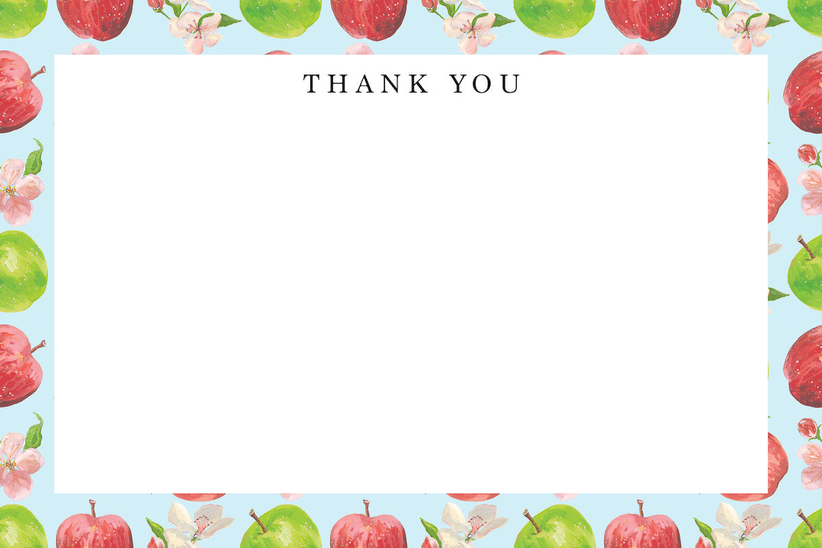 Apples Thank You Note Set
