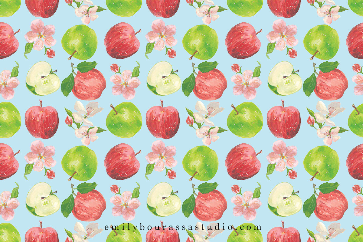 Apples Thank You Note Set