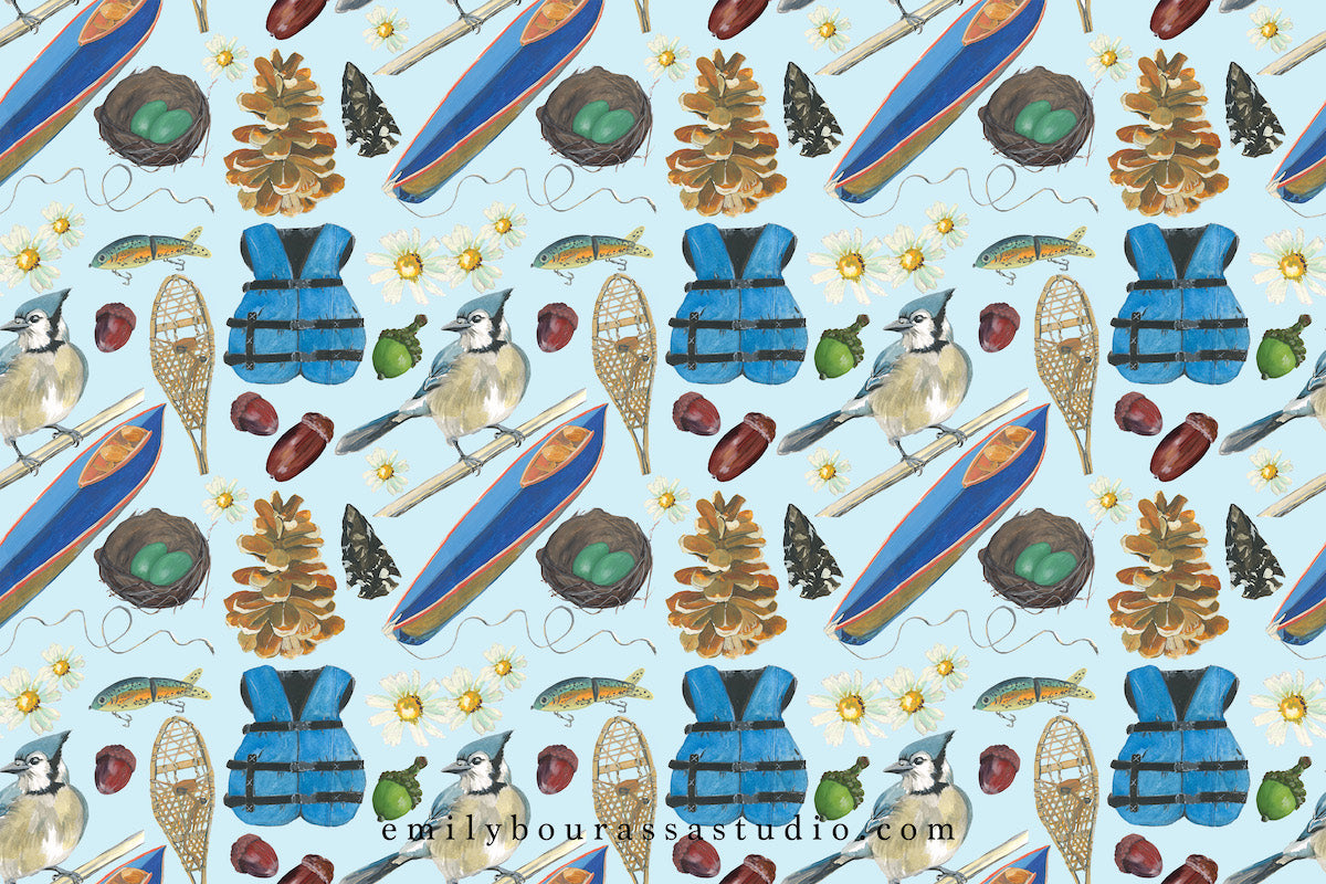 Cabin Thank You Note Set