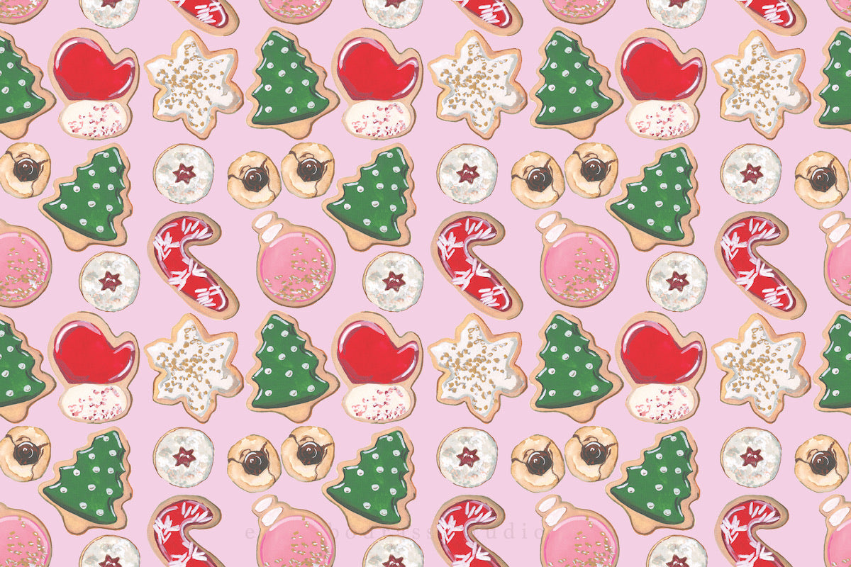 Christmas Cookies Thank You Note Set