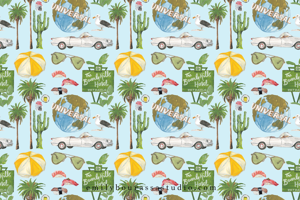 Los Angeles Thank You Note Set