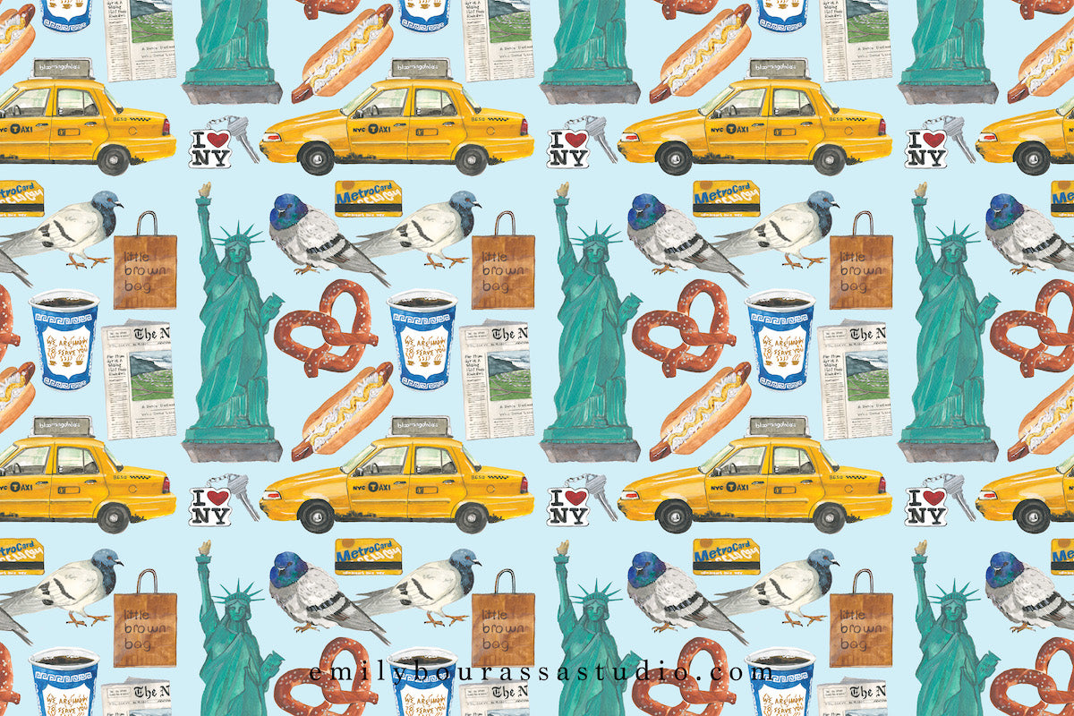 New York Thank You Note Set