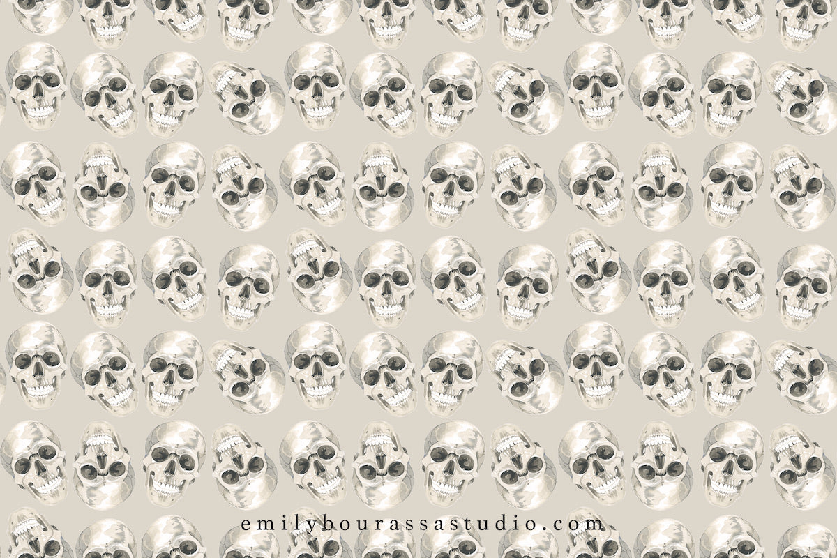 Skulls Thank You Notes