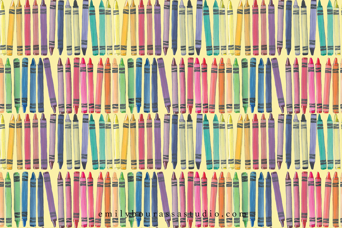 Crayons Thank You Note Set