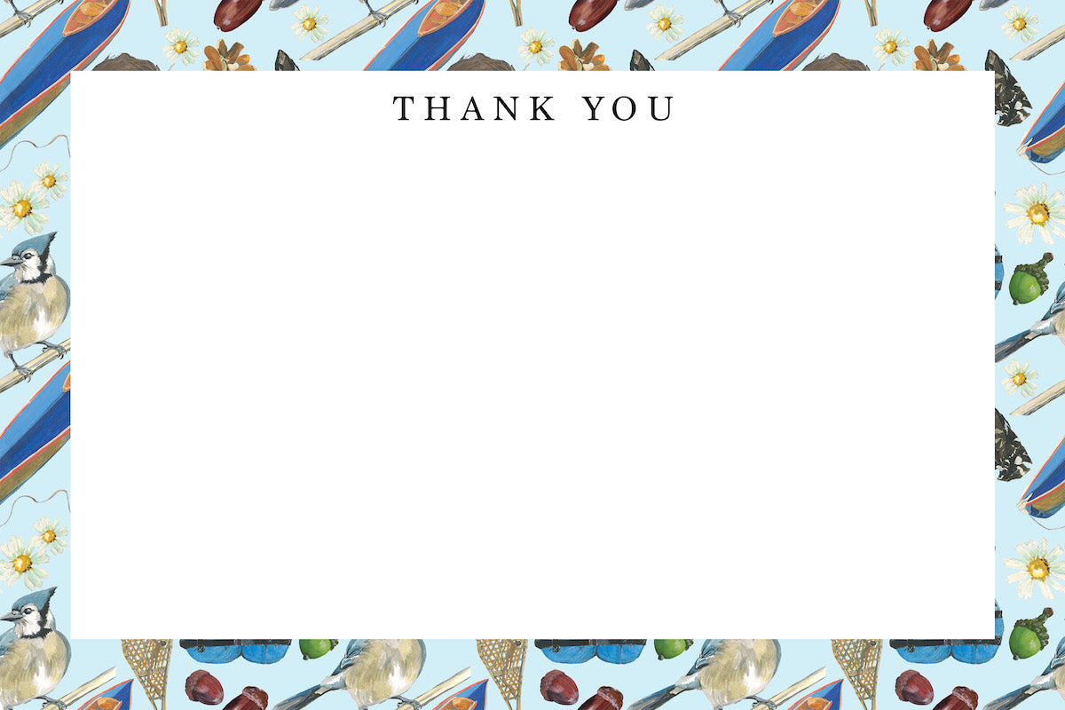 Cabin Thank You Note Set