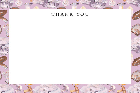 Culinary Mushroom Thank You Note Set
