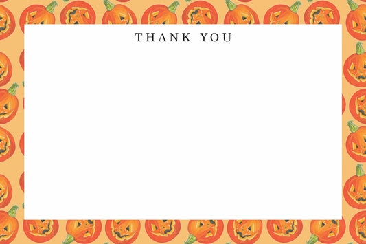 Jack O Lanterns Thank You Notes