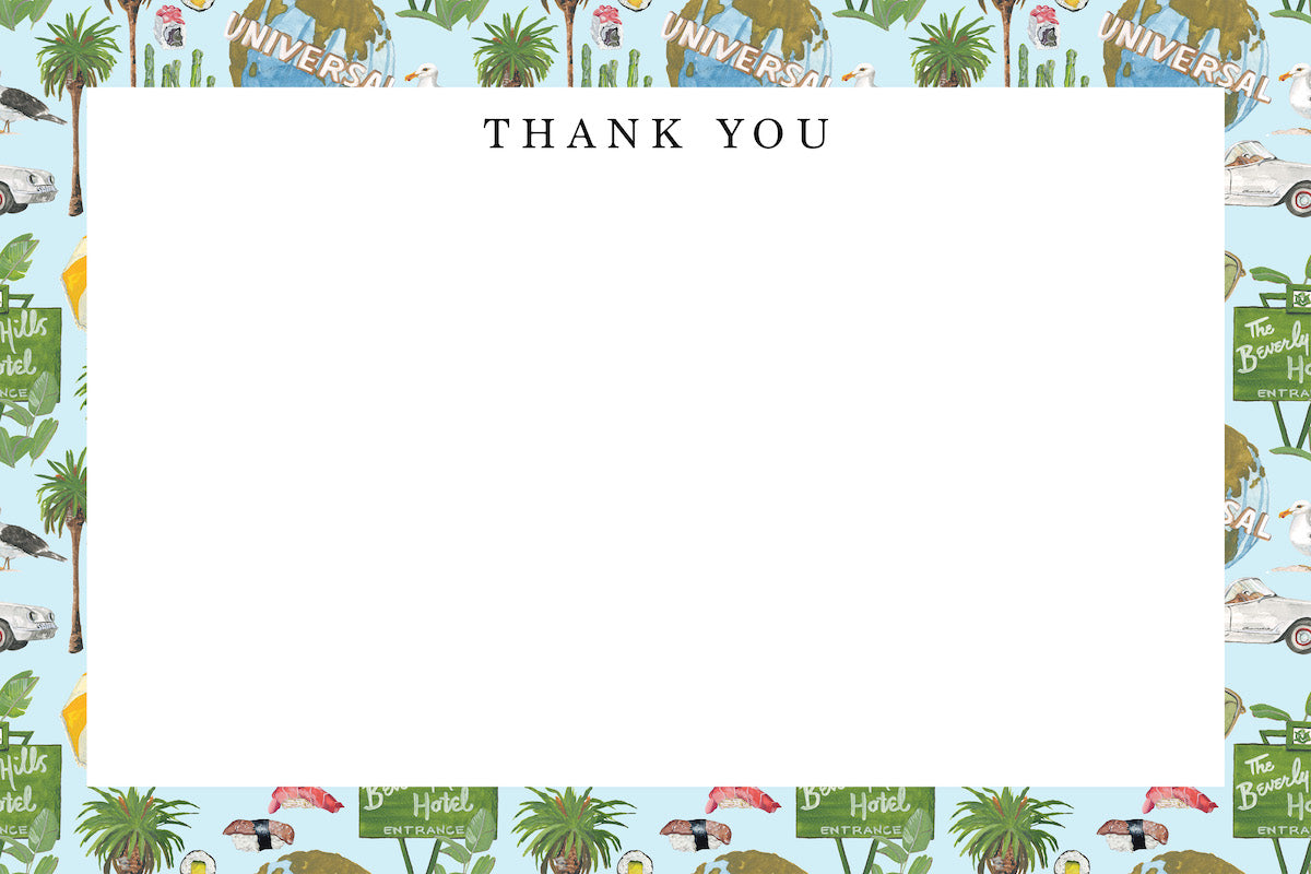 Los Angeles Thank You Note Set