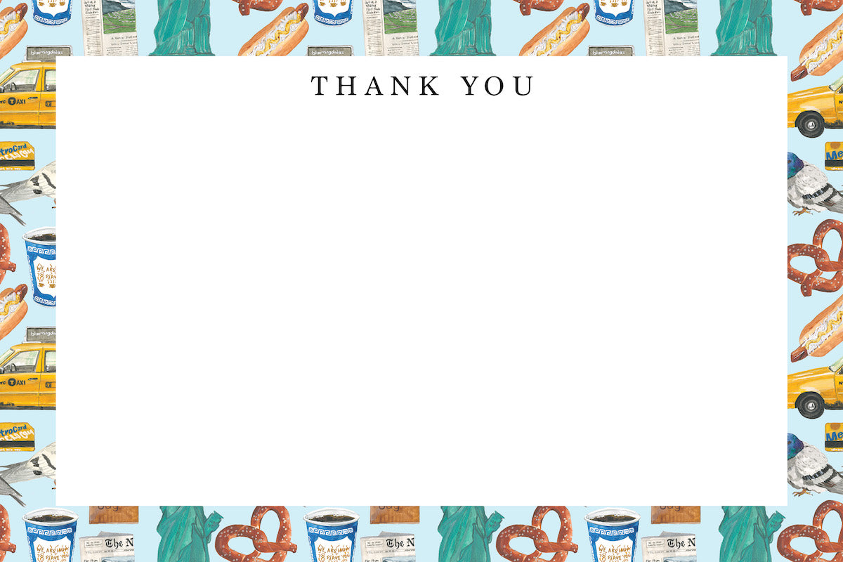 New York Thank You Note Set