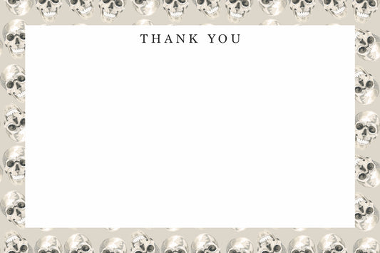 Skulls Thank You Notes