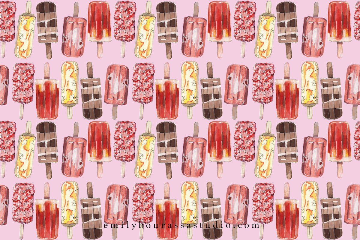 Popsicles Thank You Note Set