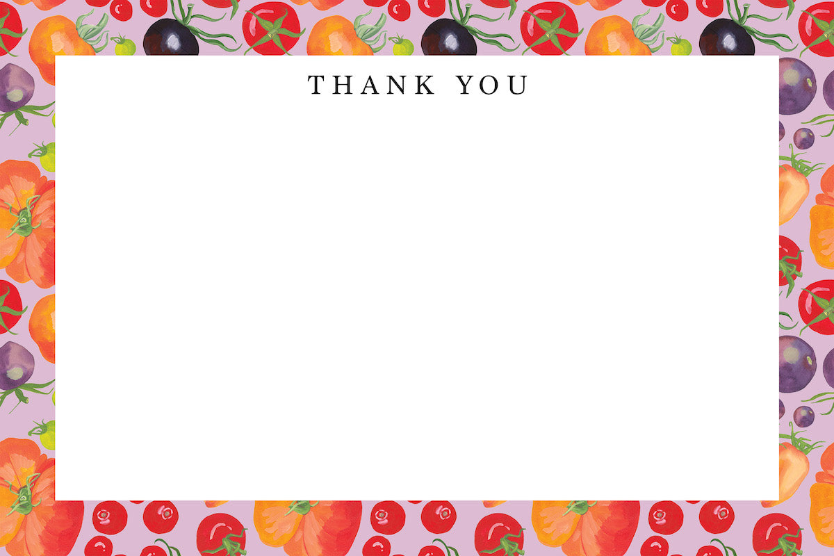 Tomatoes Thank You Note Set