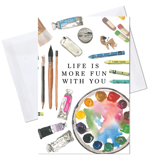 Art Supplies Card