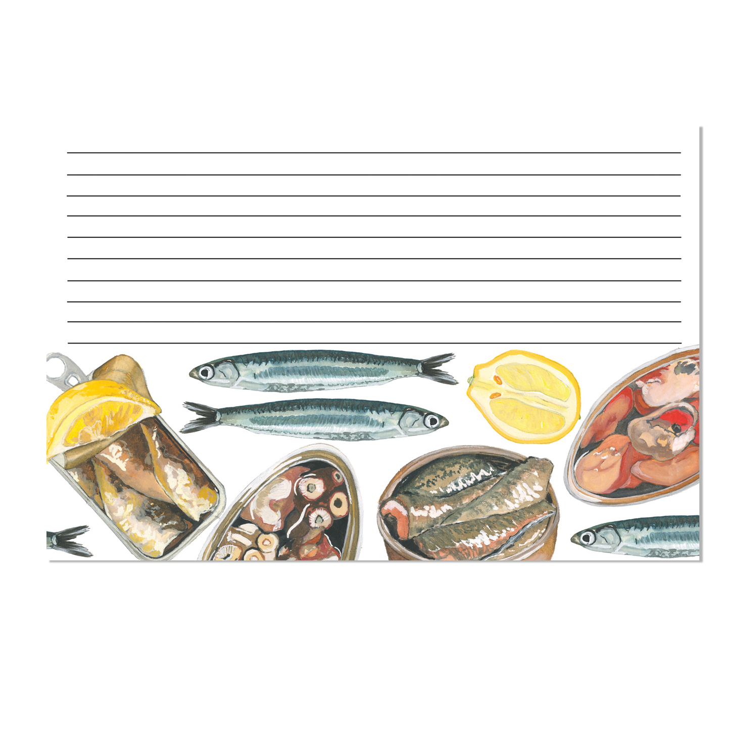 Tinned Fish Recipe Card Set