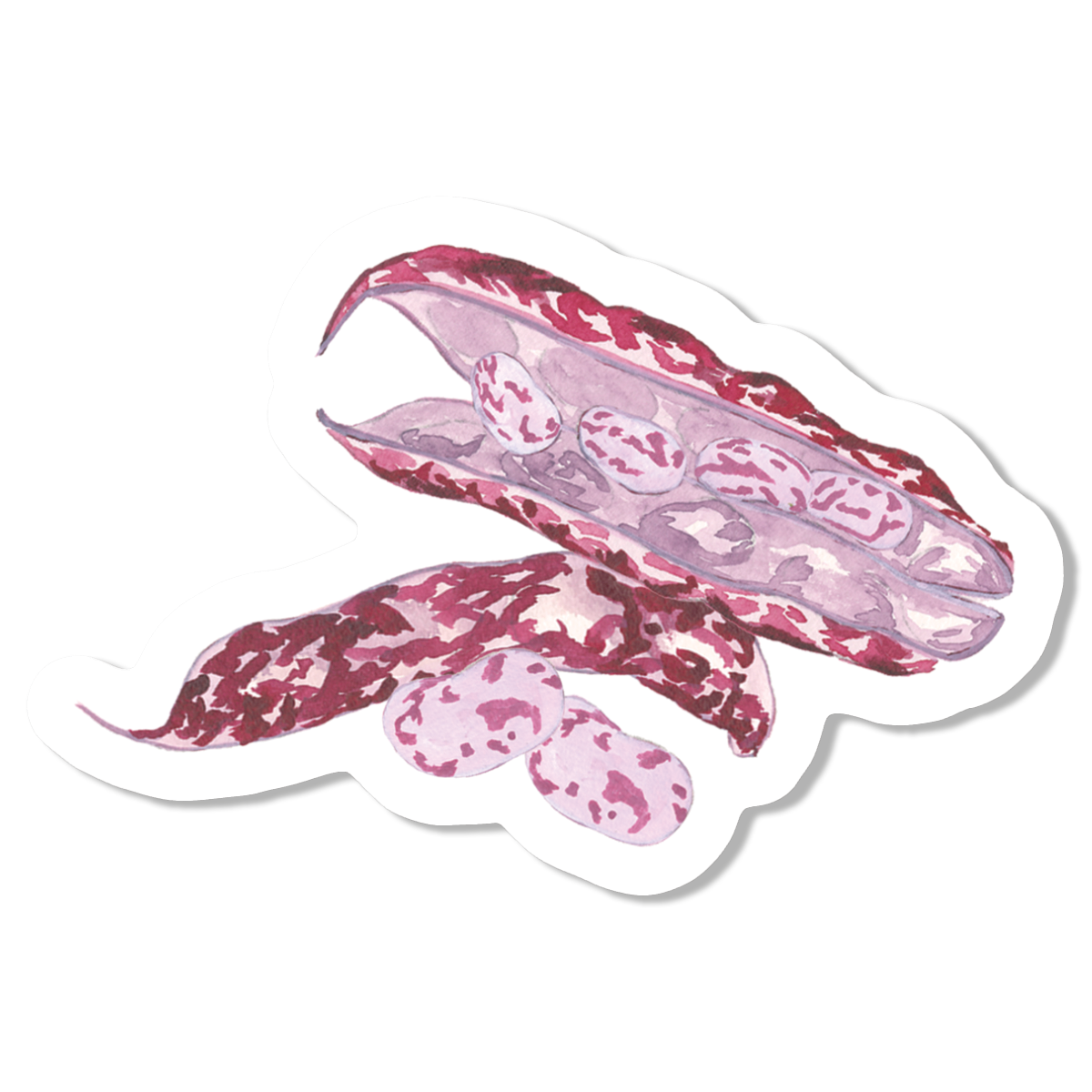 Beans Vinyl Sticker