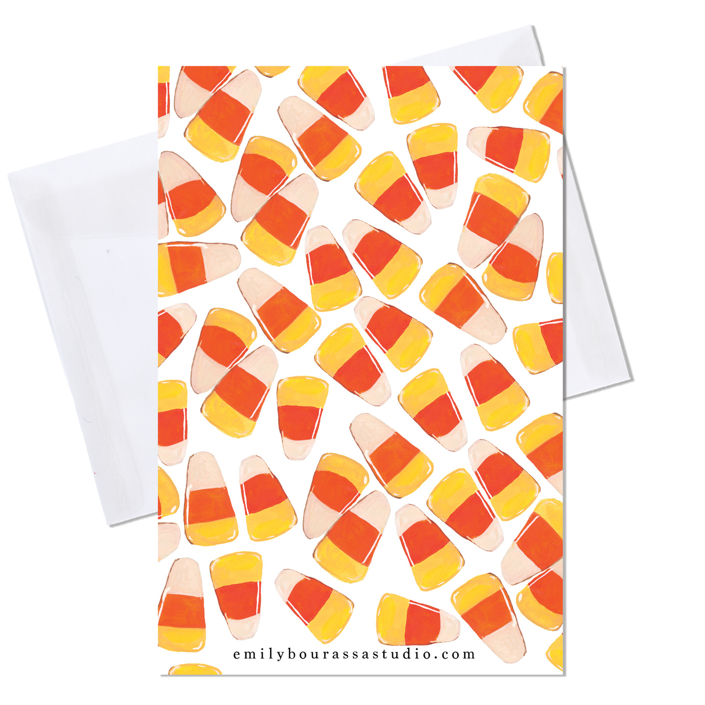 Candy Corn Greeting Card