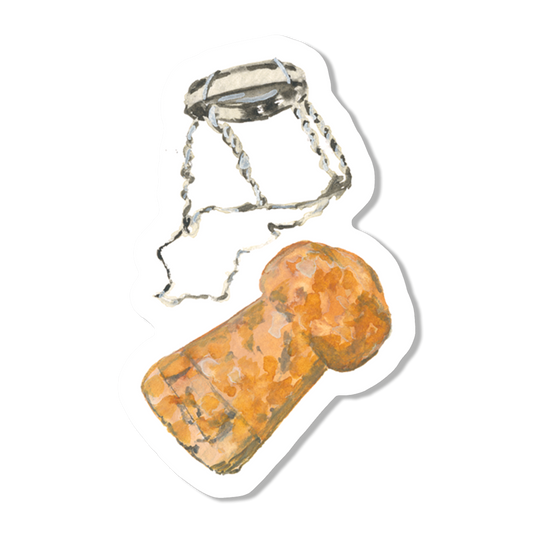 Corkscrew Vinyl Sticker