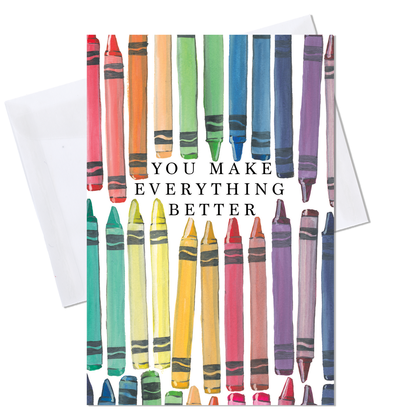 Crayons Everything Card