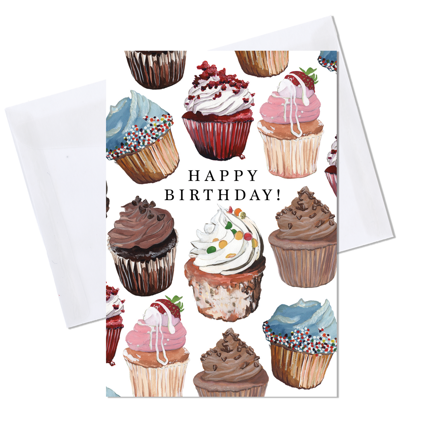 Cupcakes Birthday Card