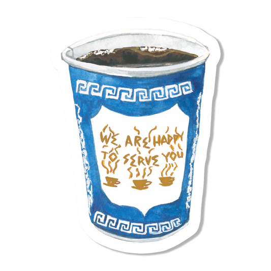 NYC Coffee Vinyl Sticker