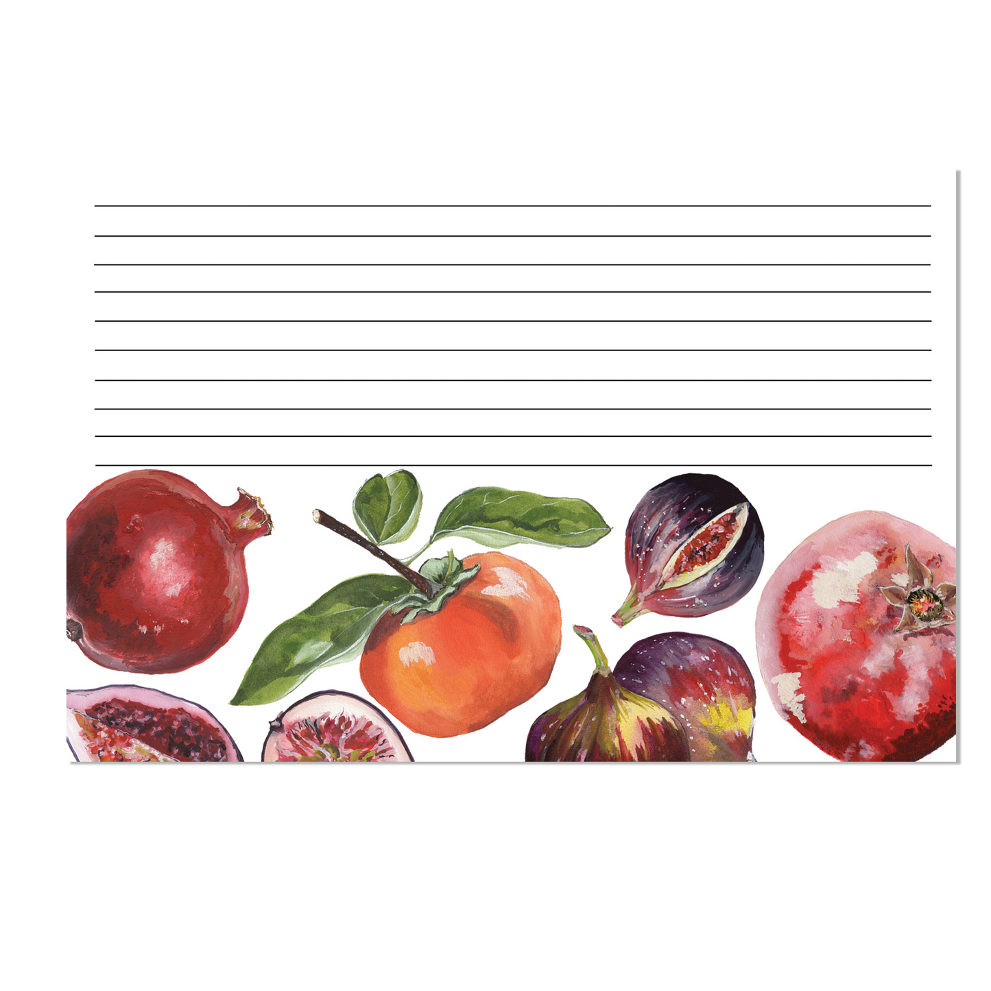 Fall Fruit Recipe Card Set