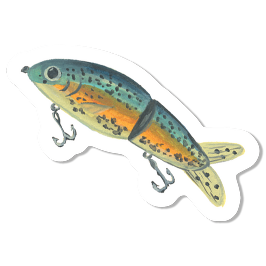 Fishing Lure Vinyl Sticker