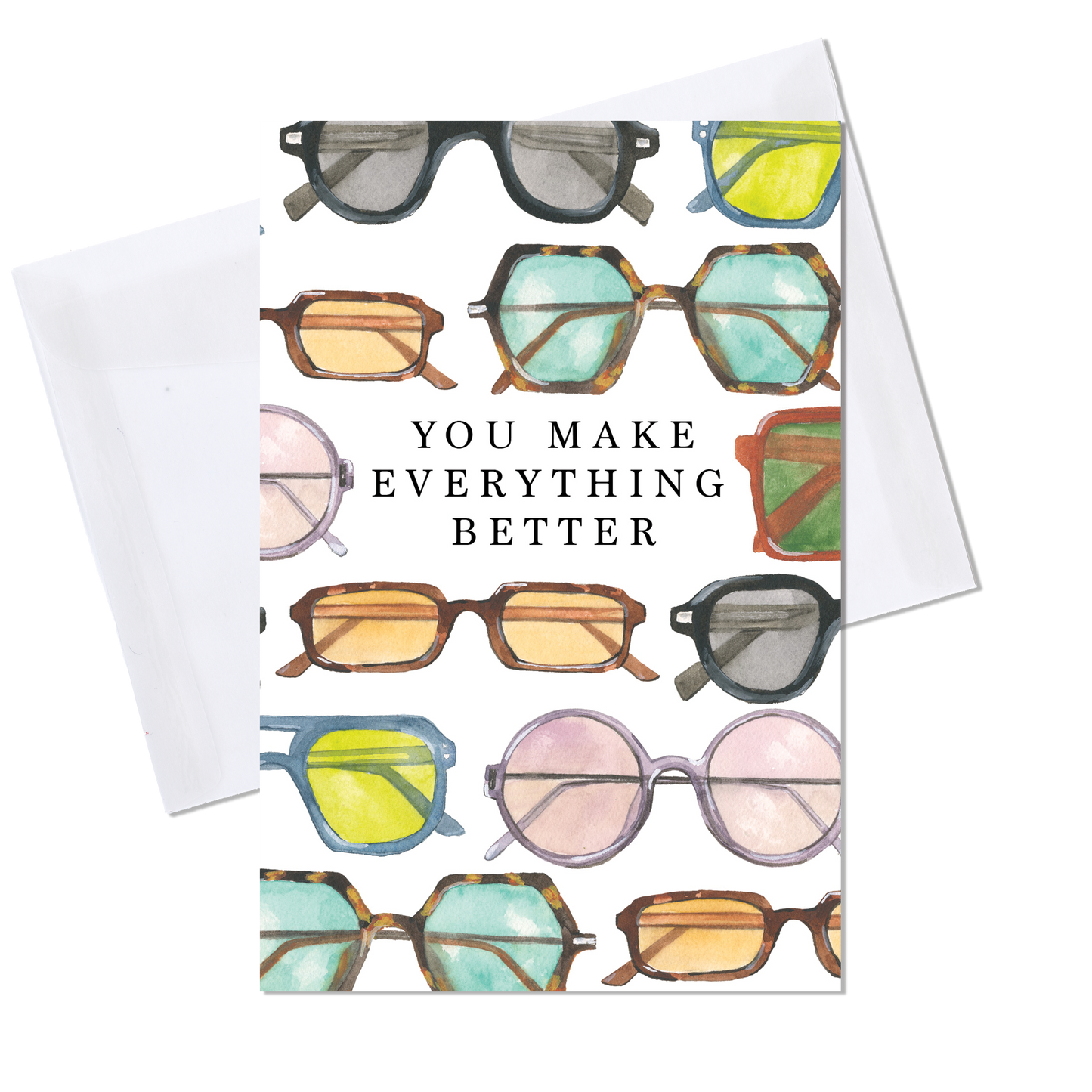 Glasses Everything Card