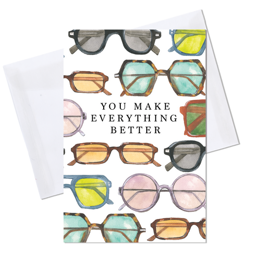 Glasses Everything Card