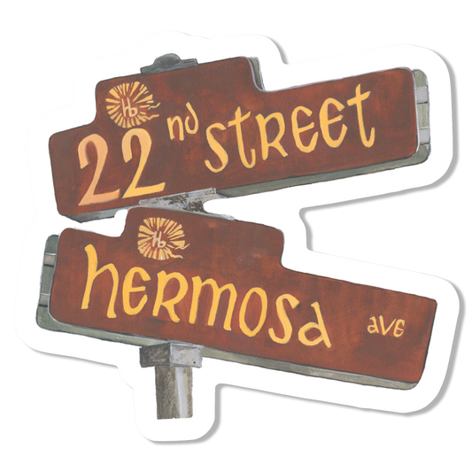 Hermosa Sign Vinyl Sticker