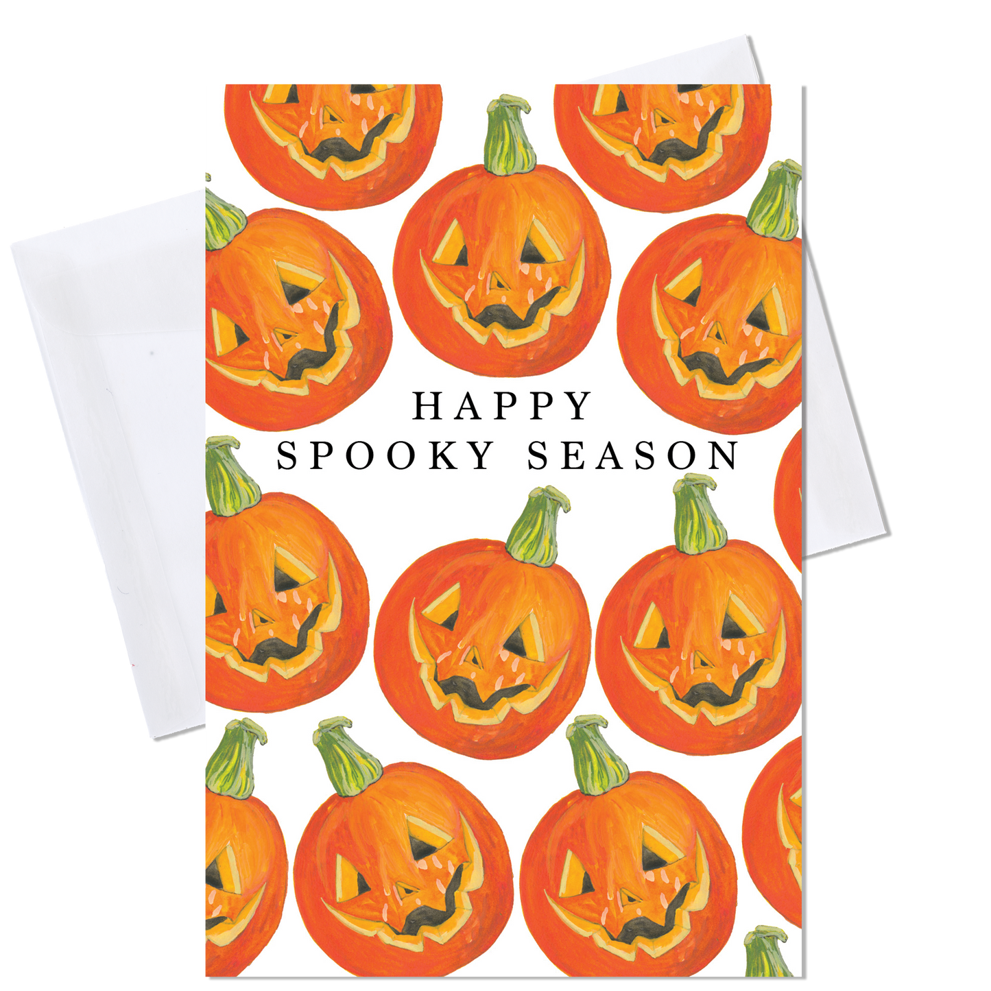 Jack O Lantern Greeting Card