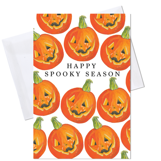 Jack O Lantern Greeting Card